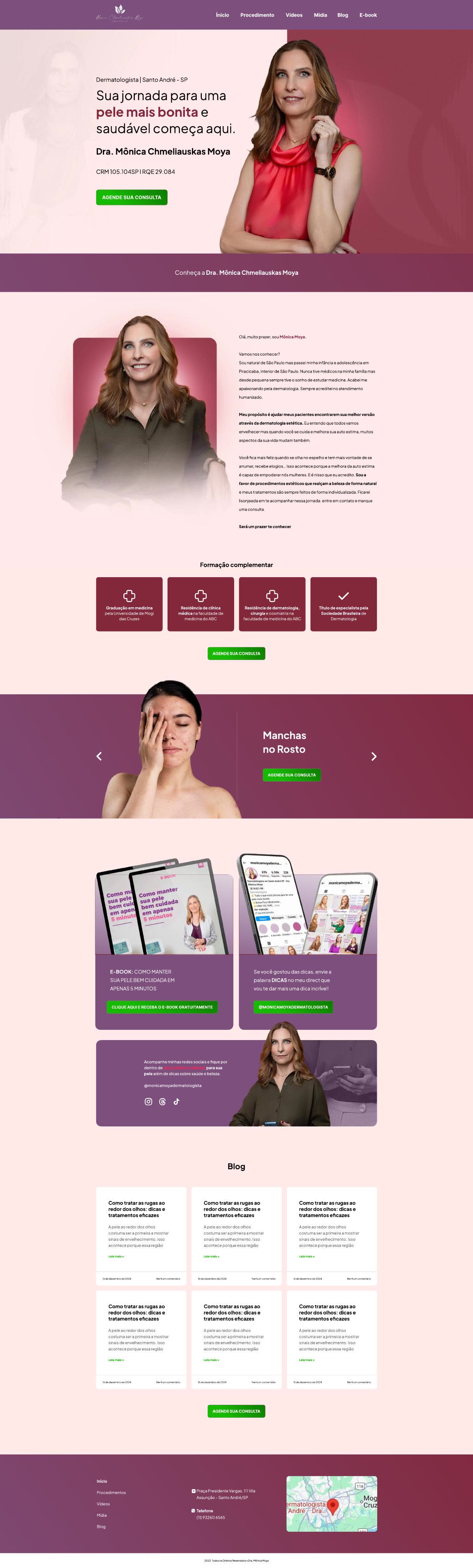Site criado pela Liare: Mônica Moya