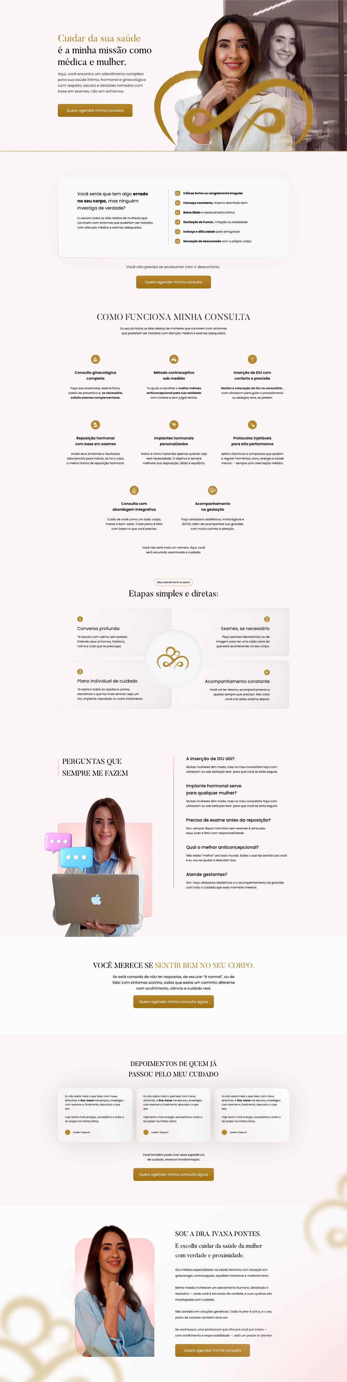 Site criado pela Liare: Dra. Ivana Pontes