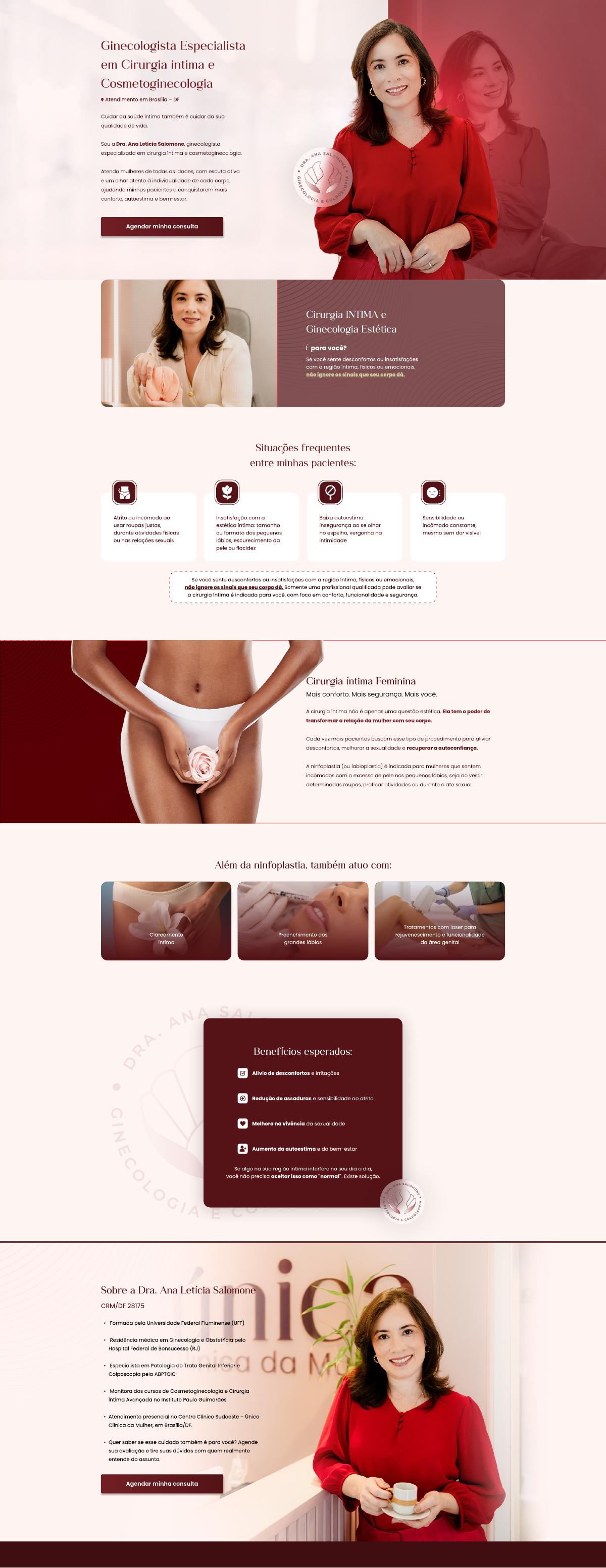 Site criado pela Liare: Dra. Ana